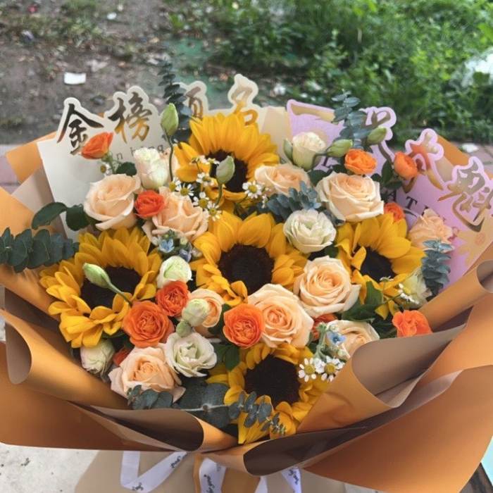 河池罗城县送高考生什么花